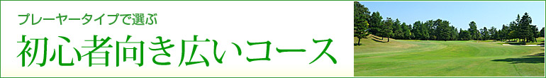 初心者向き広いコース
