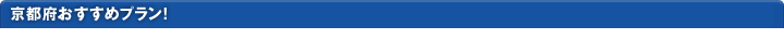 京都府おすすめプラン！