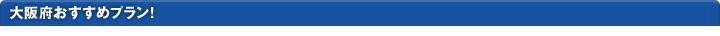 大阪府おすすめプラン！