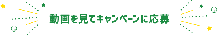 動画を見てキャンペーンに応募