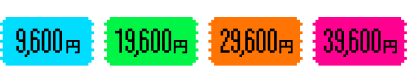 9,600円 19,600円 29,600円 39,600円