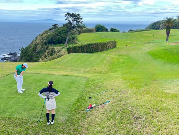 幻の“大倉ホール”ティショット