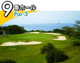 9番ホール / Par 3