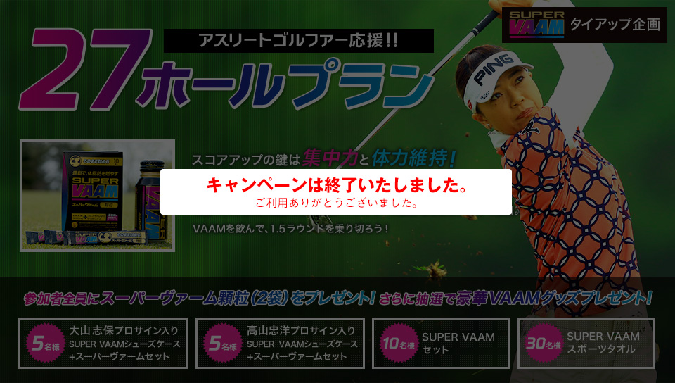 VAAM 27ホールプラン