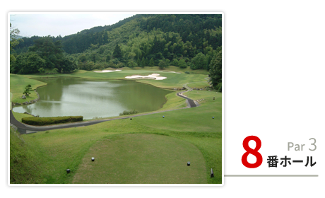 8番ホール Par3