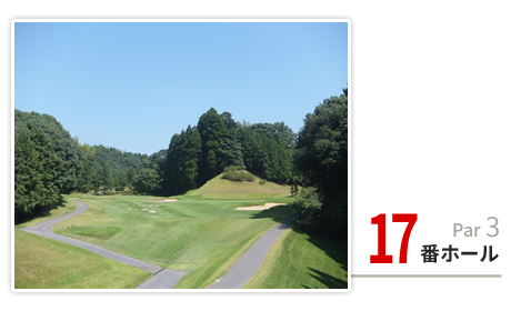 17番ホール Par3