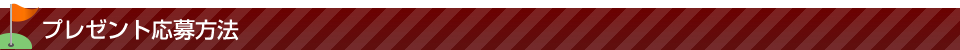 プレゼント応募方法