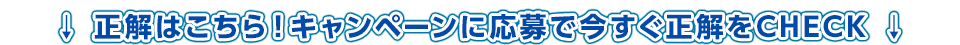 正解はこちら！キャンペーンに応募で今すぐ正解をCHECK